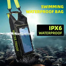 Outdoor Crossbody Bag Two-in-One Mobile Phone Waterproof Bag PVC Swimming - Yellow