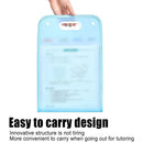 2pc 13-Pocket A4 File Storage Bag Large Capacity Document Organiser