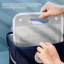 2pc 13-Pocket A4 File Storage Bag Large Capacity Document Organiser