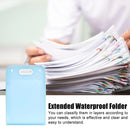 2pc 13-Pocket A4 File Storage Bag Large Capacity Document Organiser