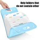 2pc 13-Pocket A4 File Storage Bag Large Capacity Document Organiser