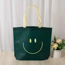 25PCS Fashionable Non-Woven Fabric Tote Eco Friendly Bag Reusable Shopping Bag - Smile 35*45*12cm
