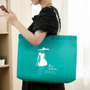 25PCS Fashionable Non-Woven Fabric Tote Eco Friendly Bag Reusable Shopping Bag - Smile 35*45*12cm