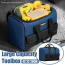 Heavy Duty Tool Bag 43x23x29cm Oxford Cloth Tool Storage Bag with Pockets