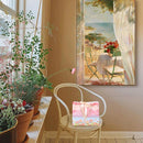 50PCS Cloud Mountain Petals Cream Wind Stereo Oil Painting Paper for Gift Wrapping - B