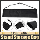 5pc Tripod Stand Drawstring Storage Bag Polyester Foldable Portable