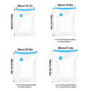 6PCS Vacuum Storage Bags Space Saving for Clothes Bedding Travel