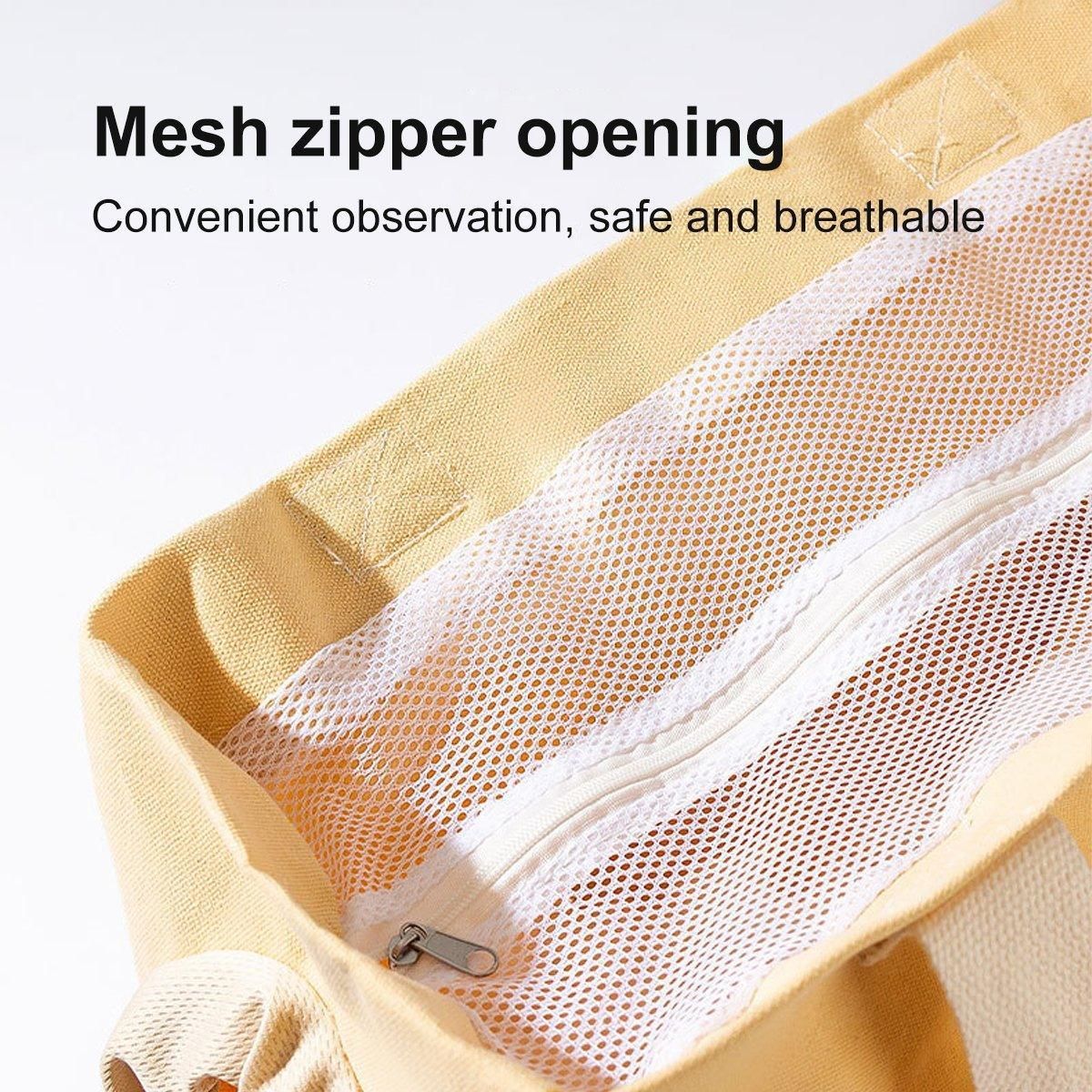 Portable Breathable Adjustable Crossbody Pet Carrier Bag Large Capacity for Pet - Beige