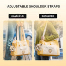 Portable Breathable Adjustable Crossbody Pet Carrier Bag Large Capacity for Pet - Beige