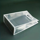 25pcs Transparent PVC Handbag for Wedding Festival Candy Gift Packaging Bag - Black-26*18*8cm