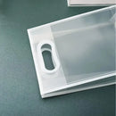 25pcs Transparent PVC Handbag for Wedding Festival Candy Gift Packaging Bag - Black-26*18*8cm