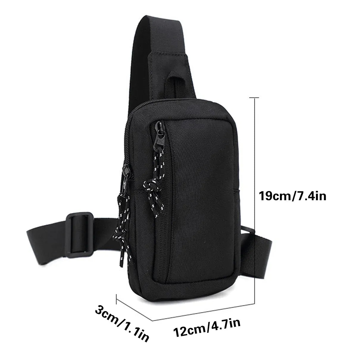Mini Chest Bag Crossbody Bag Oxford Fabric Material Daily Casual Shopping Travel