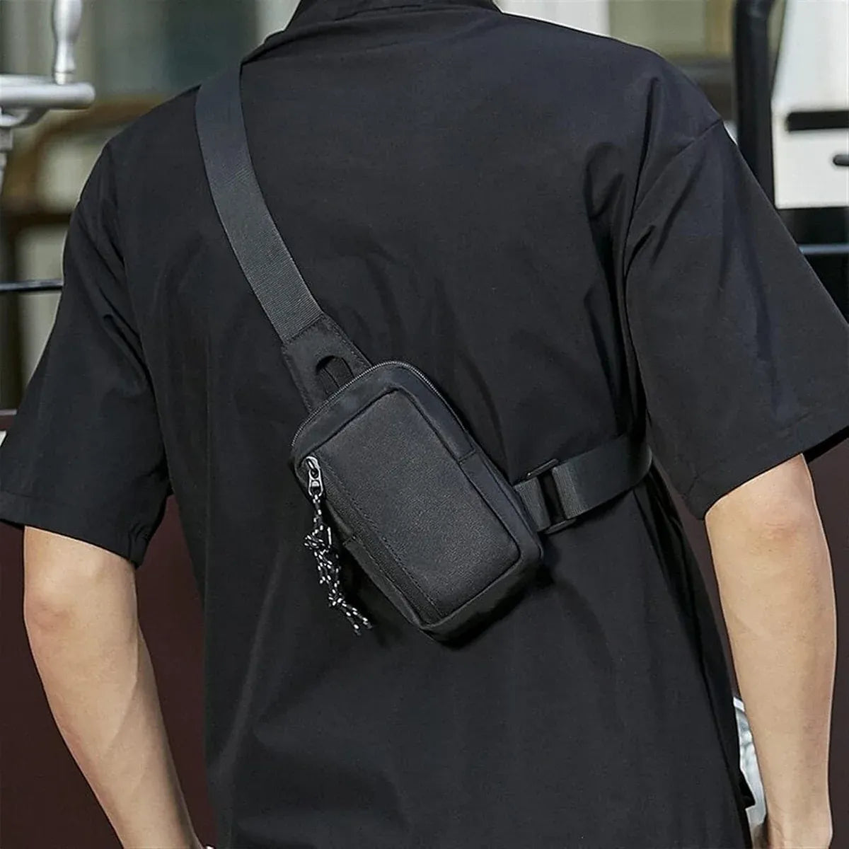 Mini Chest Bag Crossbody Bag Oxford Fabric Material Daily Casual Shopping Travel