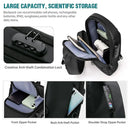 Multifunctional Combination Lock Chest Bag with USB Charging Port