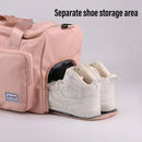 Unisex Waterproof Portable Travel Luggage Carry On Shoulder Hand Duffle Bag - Black