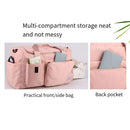 Unisex Waterproof Portable Travel Luggage Carry On Shoulder Hand Duffle Bag - Black