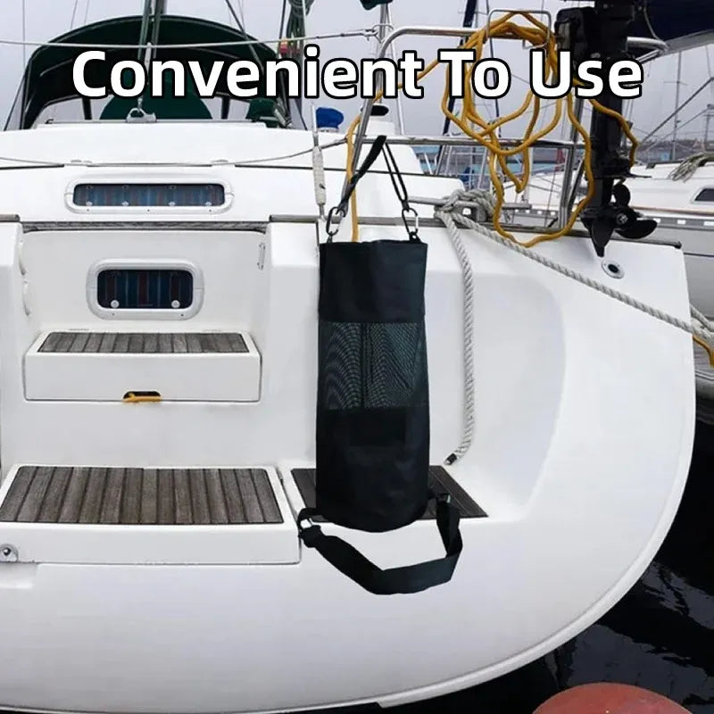Outdoor Yacht Storage Net Bag Cruise Yacht Garbage Bags Miscellaneous Storage