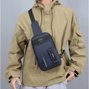 Casual Multifunctional Crossbody Bag for Men Travel Outdoor Hiking and Sports - Black