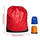 Waterproof Drawstring Moving Bag Large Packing Transfer Bag for Travel Storag - Blue