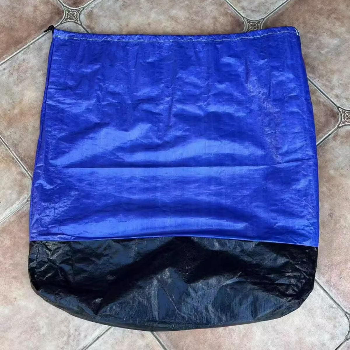 Waterproof Drawstring Moving Bag Large Packing Transfer Bag for Travel Storag - Blue
