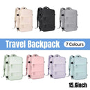 Waterproof Travel Backpack Outdoor Sports Shoulder Bag Hiking Camping Daypack - Blue