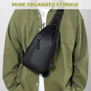 Large Capacity Chest Crossbody Bag Waterproof Durable for Travel Daily Use - Blue