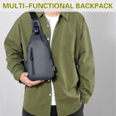 Large Capacity Chest Crossbody Bag Waterproof Durable for Travel Daily Use - Blue