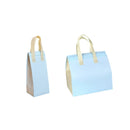 50PCS Blue Takeaway Packaging Bags with Handles and Self-Adhesive Seal - M
