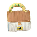 Cute Cabin Cosmetic Bag Large Capacity Portable Travel Storage Handheld Wash Bag - Brown
