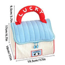 Cute Cabin Cosmetic Bag Large Capacity Portable Travel Storage Handheld Wash Bag - Brown