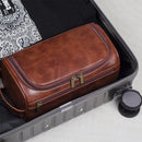 Large Capacity Waterproof Travel Toiletry Bag Cosmetic Organizer Multifunctional - Brown