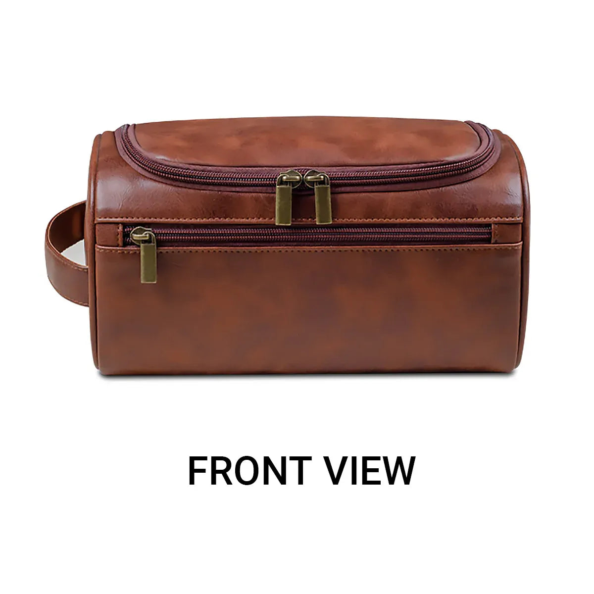 Large Capacity Waterproof Travel Toiletry Bag Cosmetic Organizer Multifunctional - Brown