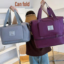 Large Capacity Travel Bag Foldable Luggage Tote Lightweight Storage Duffel Bag - Blue