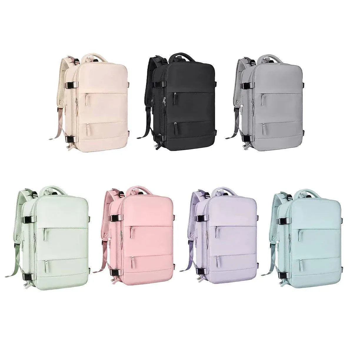 Waterproof Travel Backpack Outdoor Sports Shoulder Bag Hiking Camping Daypack - Purple