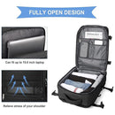 Waterproof Travel Backpack Outdoor Sports Shoulder Bag Hiking Camping Daypack - Purple