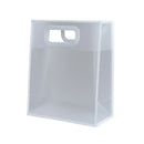 Reusable Frosted Plastic Gift Bags with Handle for Gifts Flowers 20 Pack - 21x11x27cm