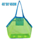 Mesh Beach Toy Bag Sand Away Tote for Swimming Pool Storage S or L Size - L