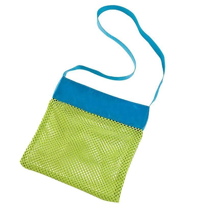 Mesh Beach Toy Bag Sand Away Tote for Swimming Pool Storage S or L Size - L