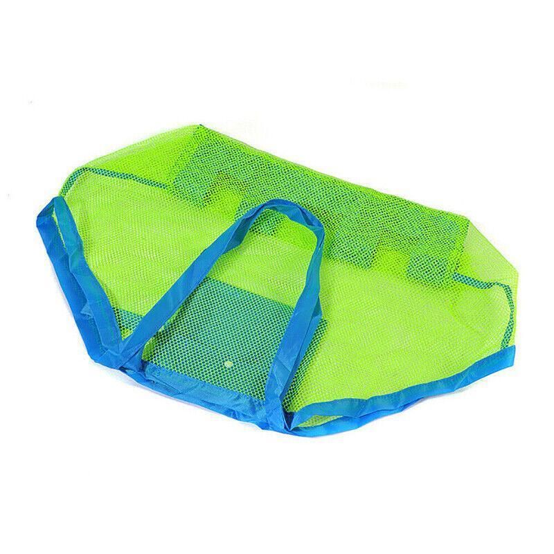 Mesh Beach Toy Bag Sand Away Tote for Swimming Pool Storage S or L Size - L