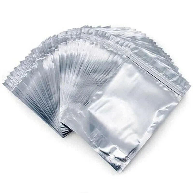 Clear Aluminum Foil Mylar Stand Up Retail Bags Zip Lock Pouches Pouch Packaging - 16*24+4CM-50PCS