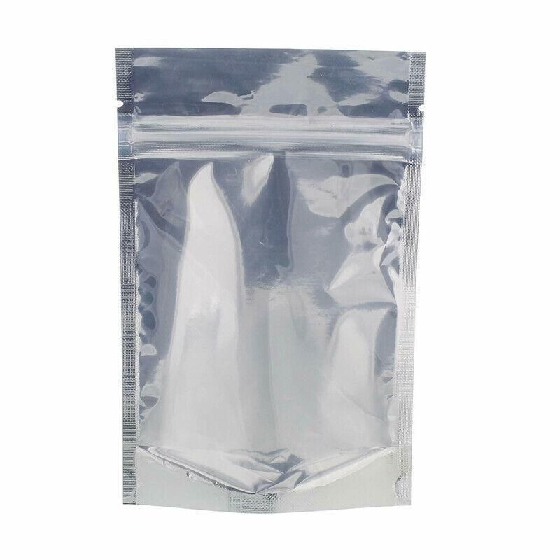 Clear Aluminum Foil Mylar Stand Up Retail Bags Zip Lock Pouches Pouch Packaging - 20*30+4CM-50PCS