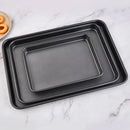 3pcs Rectangular Baking Pan Set Nonstick Oven Bakeware Mould for Home Cooking