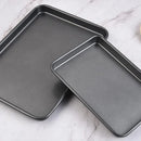 3pcs Rectangular Baking Pan Set Nonstick Oven Bakeware Mould for Home Cooking