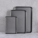 3pcs Rectangular Baking Pan Set Nonstick Oven Bakeware Mould for Home Cooking