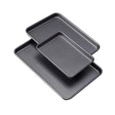 3pcs Rectangular Baking Pan Set Nonstick Oven Bakeware Mould for Home Cooking