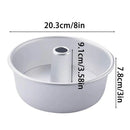 8 Inch Hollow Cake Mould Baking Tool Nonstick Round Mould for Baking Pastry