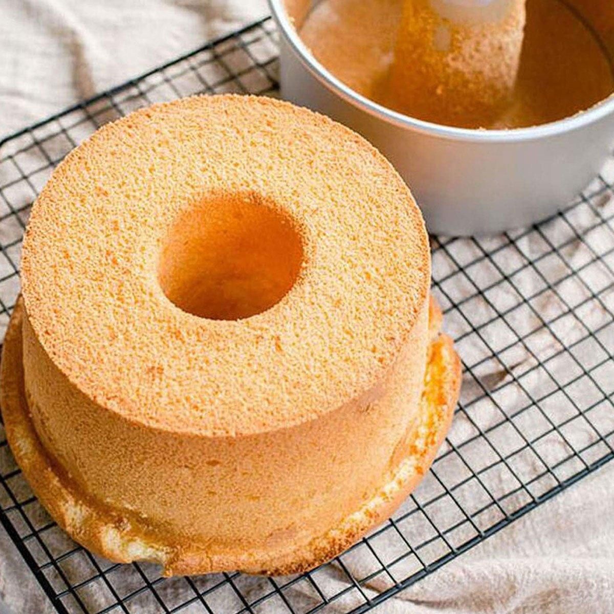 8 Inch Hollow Cake Mould Baking Tool Nonstick Round Mould for Baking Pastry