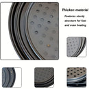 3pcs Pizza Pan Non-Stick Crisper Tray Oven Baking Bakeware With Holes 24-28CM