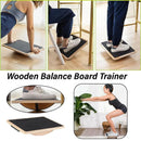 Balance Board Wooden Fitness Wobble Yoga Board Pilate Fitness Train