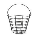 Heavy Duty Iron Golf Ball Basket 50 Ball Range Carrier with Handle Black